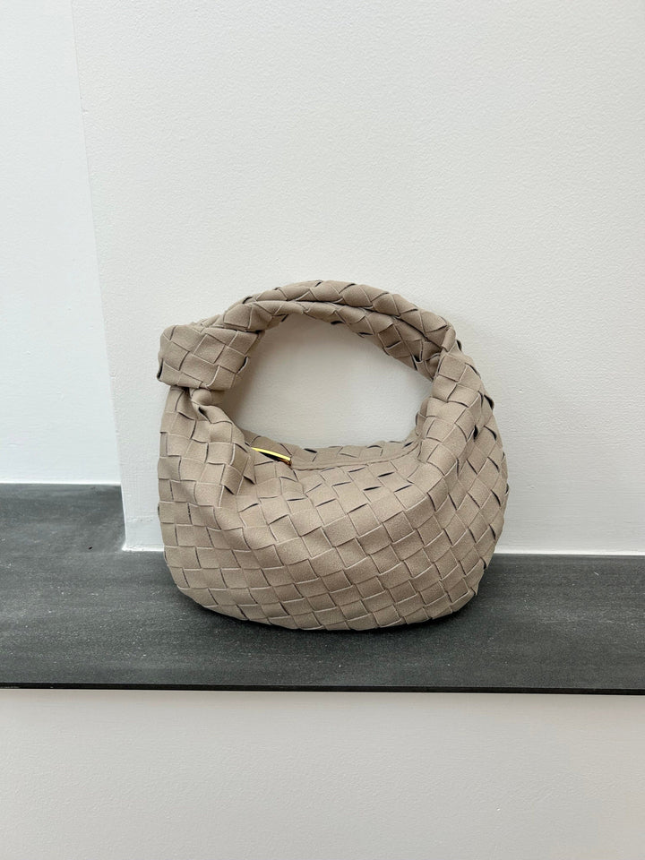 Renee | Soft Braided Mini Suede Bag