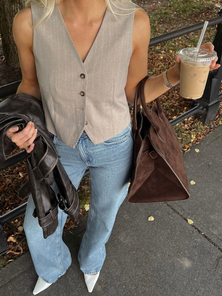 Luisa | Minimalist Suede Everyday Bag