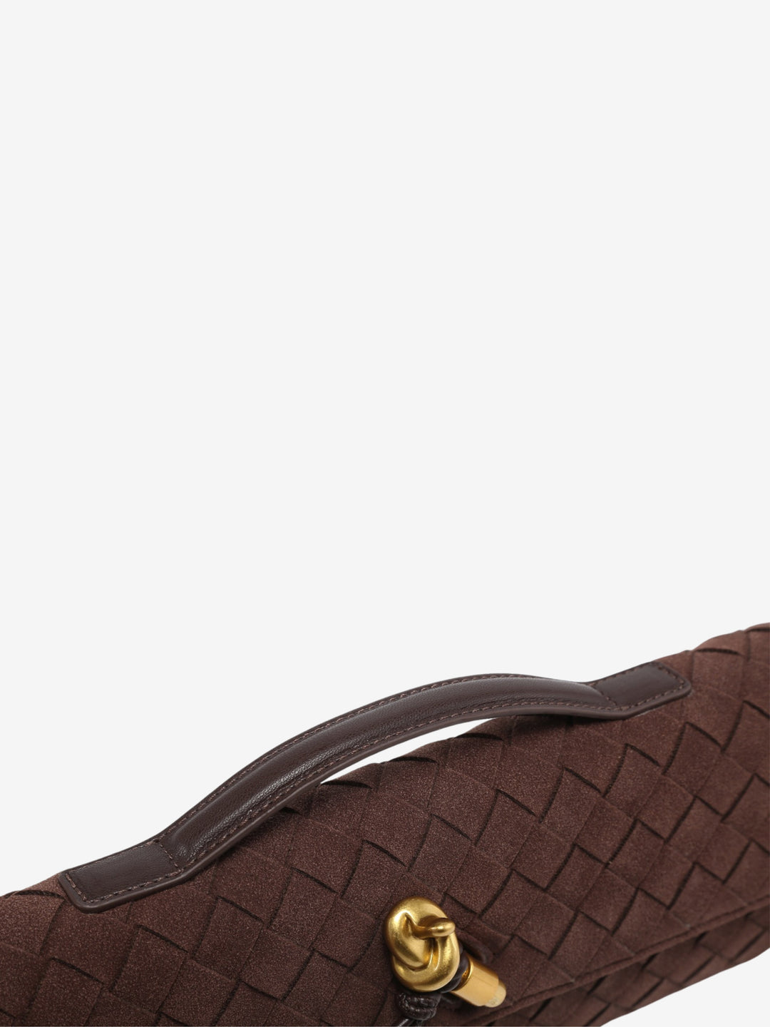Cherry | Luxe Woven Suede Clutch
