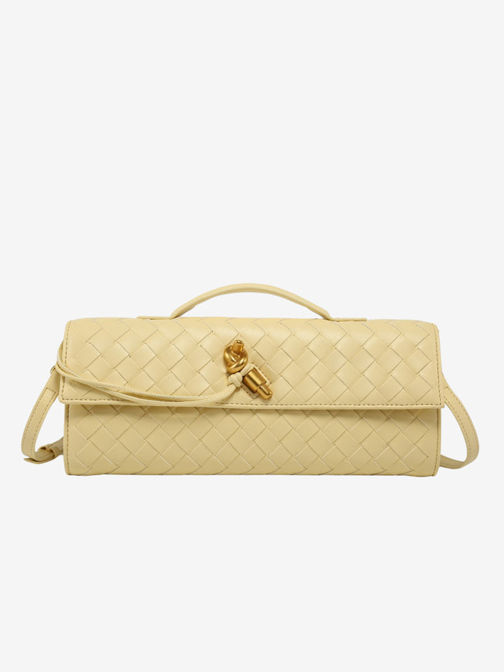 Camila | Luxe Slim Woven Clutch