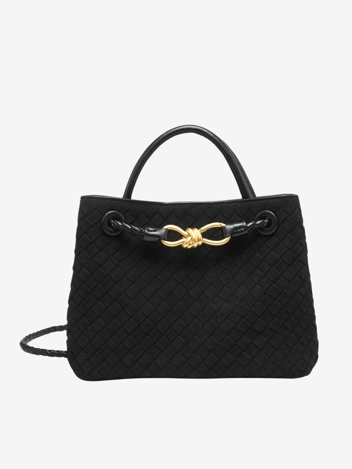 Malia | Textured Compact Woven Crossbody