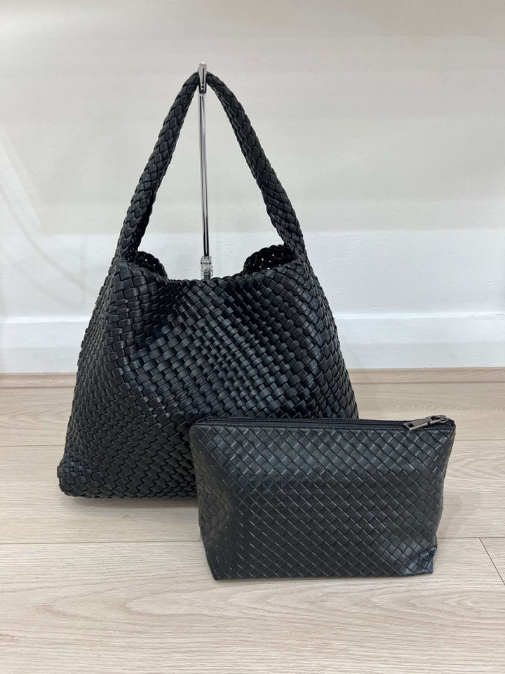 Luna | Chic Oversized Woven Hobo Bag