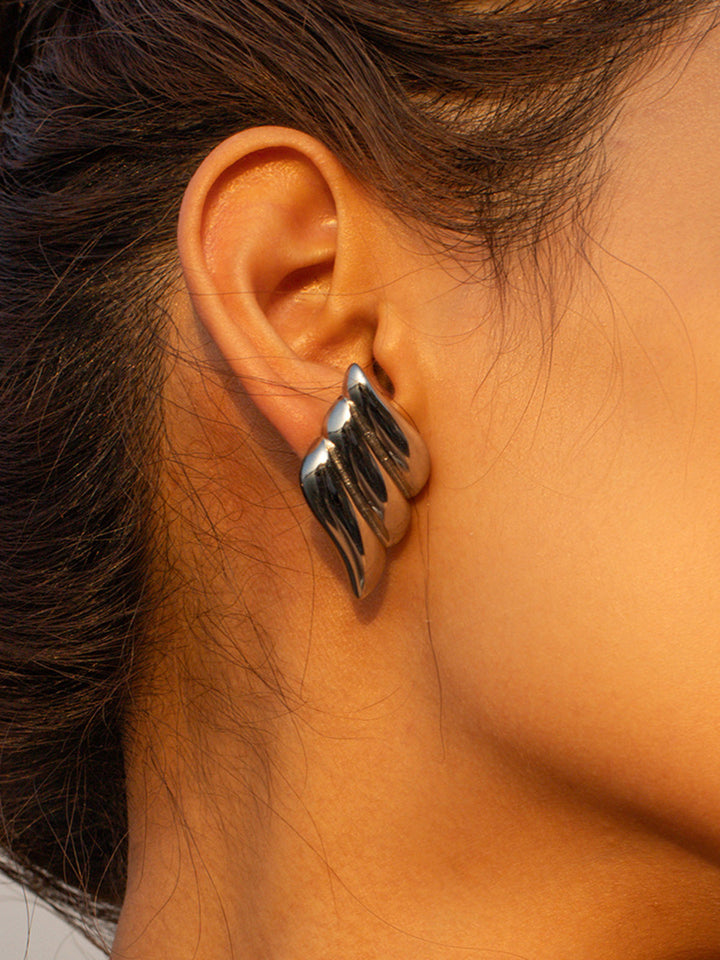 Aitana | Three Layer Wing Earrings