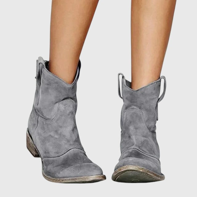 Leanne – Vintage Cowboy Ankle Boots