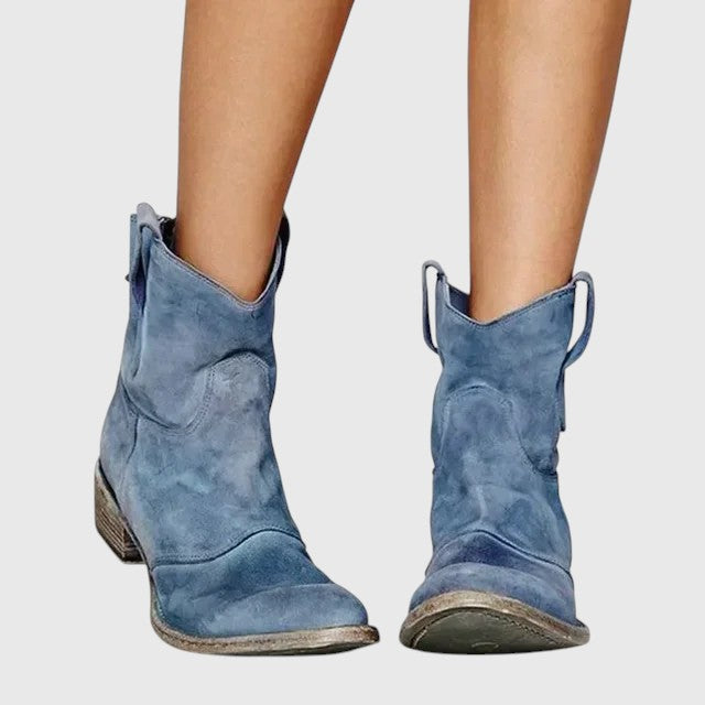 Leanne – Vintage Cowboy Ankle Boots